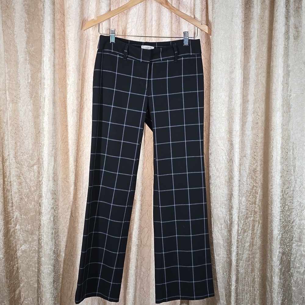 Loft Windowpane Original Dress Trouser - Picture 3 of 16